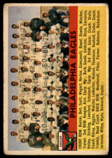 1956 Topps #40 Eagles Team VG  ID: 90513
