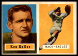 1957 Topps #111 Ken Keller DP EX/NM RC Rookie ID: 72607