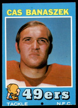 1971 Topps # 52 Cas Banaszek Ex-Mint RC Rookie ID: 186374