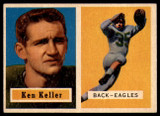 1957 Topps #111 Ken Keller DP EX/NM RC Rookie ID: 72611