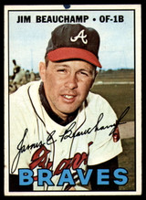 1967 Topps #307 Jim Beauchamp Very Good 1967 Topps #307 Jim Beauchamp Very Good