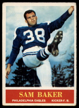 1964 Philadelphia #127 Sam Baker Very Good ID: 180510 1964 Philadelphia #127 Sam Baker Very Good ID: 180510