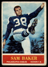 1964 Philadelphia #127 Sam Baker Very Good ID: 180513 1964 Philadelphia #127 Sam Baker Very Good ID: 180513