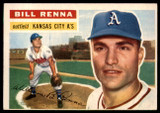 1956 Topps #82 Bill Renna DP EX++ ID: 58563 1956 Topps #82 Bill Renna DP EX++ ID: 58563
