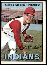 1967 Topps # 95 Sonny Siebert Excellent+ 1967 Topps # 95 Sonny Siebert Excellent+