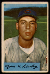 1954 Bowman #52 Myron Ginsberg EX