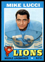 1971 Topps #105 Mike Lucci Ex-Mint  ID: 186476