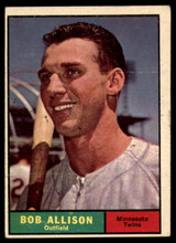 1961 Topps #355 Bob Allison Very Good ID: 156081 1961 Topps #355 Bob Allison Very Good ID: 156081