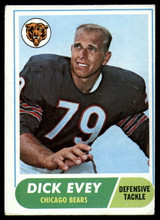 1968 Topps #205 Dick Evey Excellent  ID: 143286