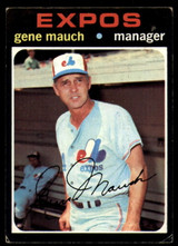 1971 Topps # 59 Gene Mauch MG Excellent 