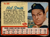 1962 Post Cereal #181 Hal Smith Good  ID: 137159