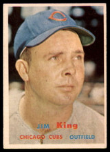 1957 Topps #186 Jim King EX++ Excellent++ ID: 94720 1957 Topps #186 Jim King EX++ Excellent++ ID: 94720