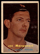 1957 Topps #191 Joe Margoneri EX++ Excellent++ RC Rookie ID: 94735 1957 Topps #191 Joe Margoneri EX++ Excellent++ RC Rookie ID: 94735