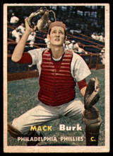 1957 Topps #91 Mack Burk EX++ RC Rookie ID: 60178