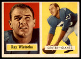 1957 Topps #122 Ray Wietecha DP EX++ ID: 81429 1957 Topps #122 Ray Wietecha DP EX++ ID: 81429