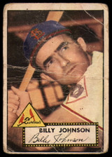 1952 Topps #83 Billy Johnson P ID: 53786 1952 Topps #83 Billy Johnson P ID: 53786