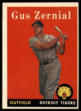 1958 Topps #112 Gus Zernial UER EX++ ID: 63013