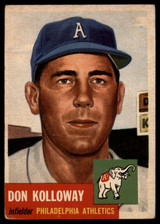 1953 Topps #97 Don Kolloway DP VG Very Good  ID: 93515