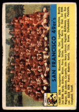 1956 Topps #26 49ers Team G 1956 Topps #26 49ers Team G