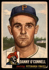 1953 Topps #107 Danny O&amp;#39;Connell DP VG Very Good 