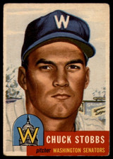 1953 Topps #89 Chuck Stobbs DP VG ID: 77403 1953 Topps #89 Chuck Stobbs DP VG ID: 77403