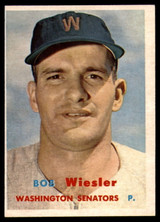 1957 Topps #126 Bob Wiesler EX++ Excellent++ ID: 94558 1957 Topps #126 Bob Wiesler EX++ Excellent++ ID: 94558
