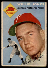 1954 Topps #41 Willie Jones VG/EX ID: 55400