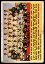 1956 Topps #40 Eagles Team VG ID: 72050 1956 Topps #40 Eagles Team VG ID: 72050