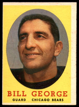 1958 Topps #119 Bill George EX ID: 73874 1958 Topps #119 Bill George EX ID: 73874