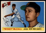 1955 Topps #42 Windy McCall VG RC Rookie ID: 84626 1955 Topps #42 Windy McCall VG RC Rookie ID: 84626