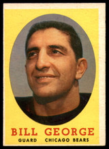 1958 Topps #119 Bill George EX ID: 73875 1958 Topps #119 Bill George EX ID: 73875