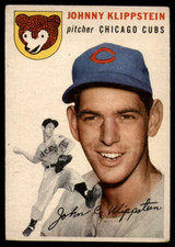 1954 Topps #31 Johnny Klippstein VG Very Good 