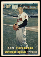 1957 Topps #146 Don Ferrarese EX++ Excellent++ 