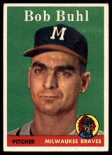 1958 Topps #176 Bob Buhl EX++ ID: 63392