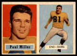 1957 Topps #120 Paul Miller DP EX++ RC Rookie ID: 72621 1957 Topps #120 Paul Miller DP EX++ RC Rookie ID: 72621