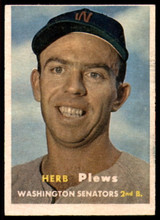 1957 Topps #169 Herb Plews UER EX++ RC Rookie ID: 60859 1957 Topps #169 Herb Plews UER EX++ RC Rookie ID: 60859