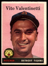 1958 Topps #463 Vito Valentinetti UER EX++ ID: 64955 1958 Topps #463 Vito Valentinetti UER EX++ ID: 64955