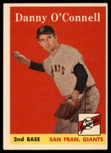 1958 Topps #166 Danny O'Connell EX++ ID: 77758