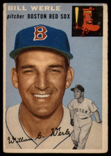 1954 Topps #144 Bill Werle VG ID: 79553 1954 Topps #144 Bill Werle VG ID: 79553