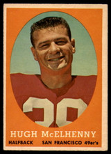 1958 Topps #122 Hugh McElhenny VG ID: 81610 1958 Topps #122 Hugh McElhenny VG ID: 81610