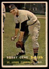 1957 Topps #384 Bobby Gene Smith EX++ RC Rookie ID: 62177