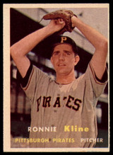 1957 Topps #256 Ron Kline EX++ Excellent++  ID: 94954