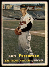 1957 Topps #146 Don Ferrarese EX++ ID: 60654