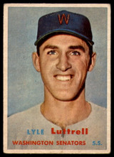 1957 Topps #386 Lyle Luttrell EX++ RC Rookie ID: 62190 1957 Topps #386 Lyle Luttrell EX++ RC Rookie ID: 62190