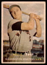 1957 Topps #177 Eddie Yost EX++ ID: 60922