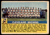 1956 Topps #45 Browns Team VG Ink On Front