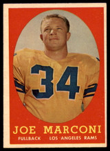 1958 Topps #63 Joe Marconi NM RC Rookie ID: 73754