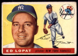 1955 Topps #109 Ed Lopat VG ID: 56876 1955 Topps #109 Ed Lopat VG ID: 56876