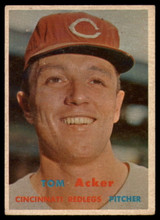 1957 Topps #219 Tom Acker EX RC Rookie ID: 61235