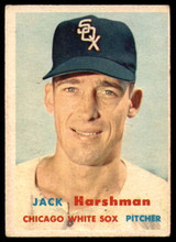 1957 Topps #152 Jack Harshman EX ID: 60724